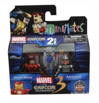 Minimates Marvel V Capcom Iron Man and Arthur