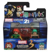 Minimates Marvel V Capcom Phoenix and Morrigan