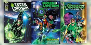 Green Lantern 80th Anniversary issue with special covers spanning the decades